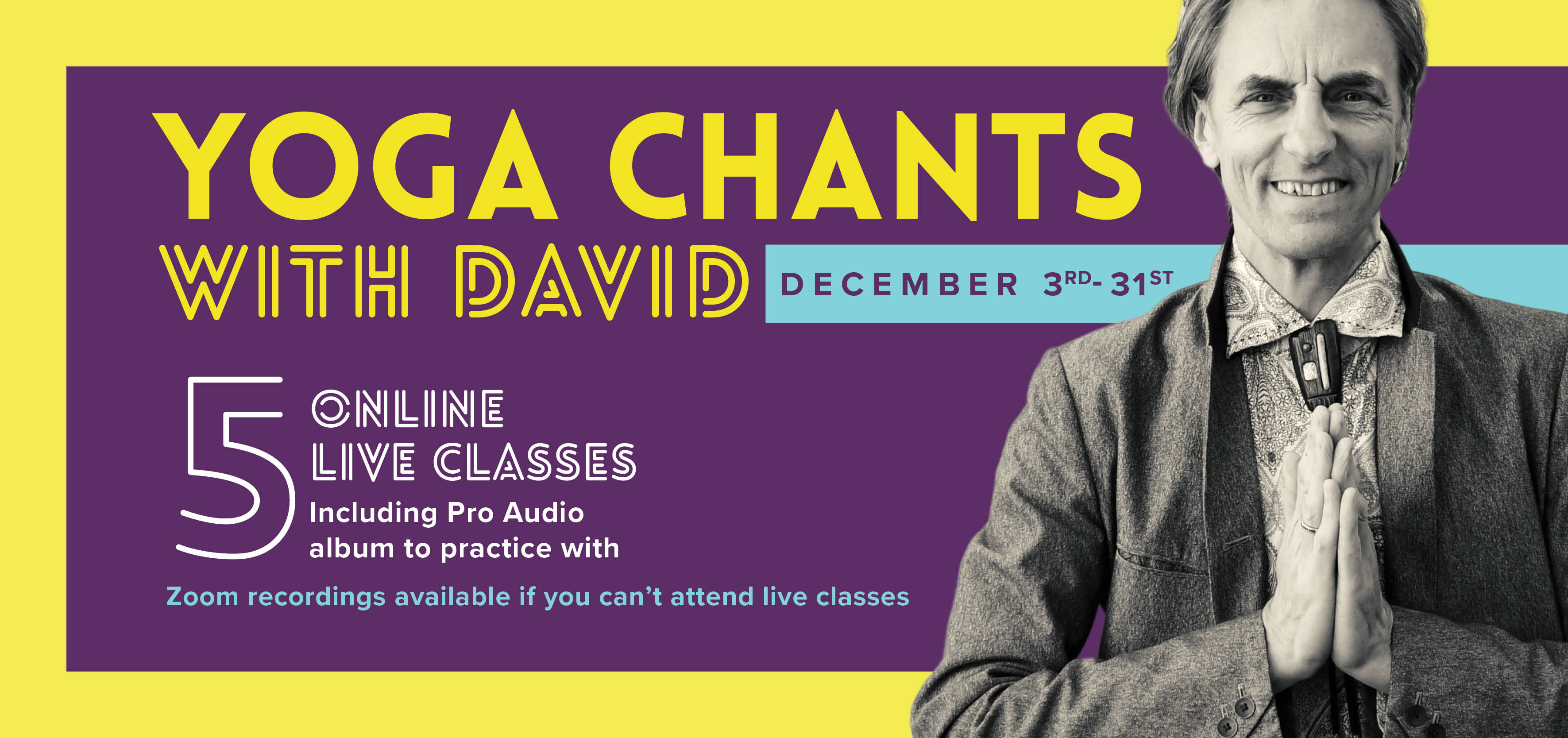 Online Chanting Course, Saturdays, Dec 3rd-31st