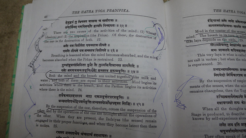 From David’s Ashtanga Journals: Hatha Yoga Pradipika